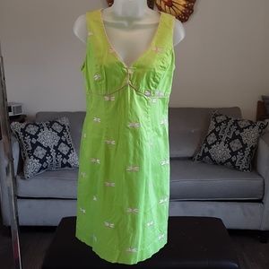 Vintage Lilly Pulitzer dragonfly dress